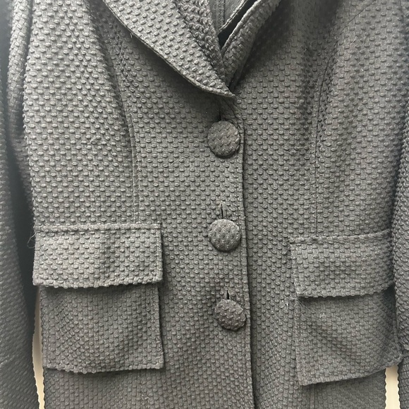 Joesph Ribkoff Women’s Black Light Button Up Jacket - Picture 3 of 6